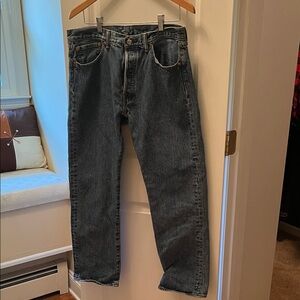 Levi's Classic Blue Women's Straight Leg 501 Jeans